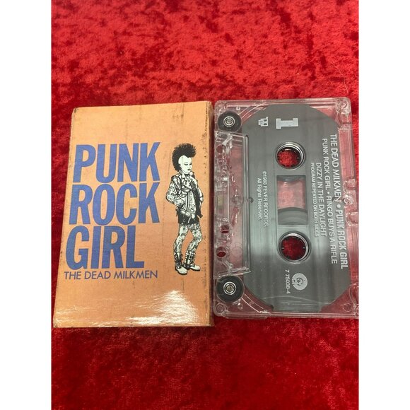 The Dead Milkmen Punk Rock Girl Cassette Single 1988 Enigma Records - Picture 5 of 5
